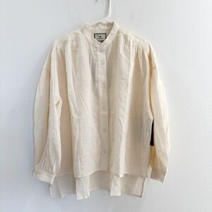 NWT Tuckernuck Boho Preppy Renaissance Pirate Blouse Top Long Sleeve S